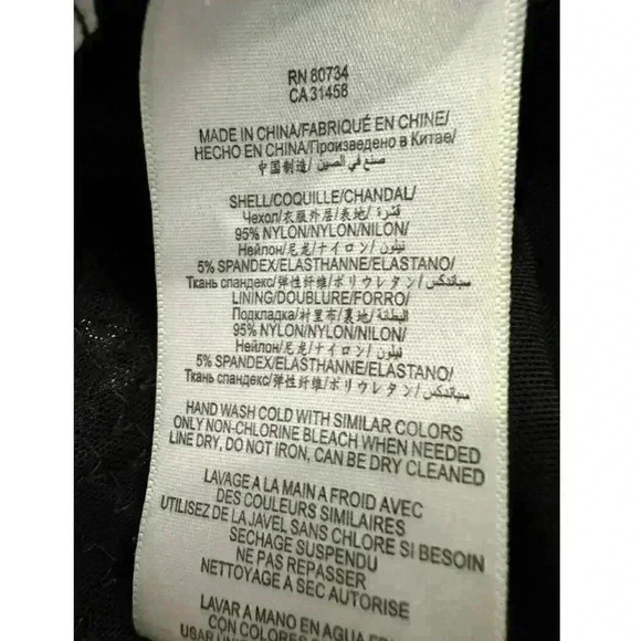 BCBGMAXAZRIA NWT Marta Black Gold Dress Size L Allover Sequin Striped Sheath - Picture 10 of 11